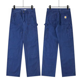 Carhartt washed distressed overalls-4950